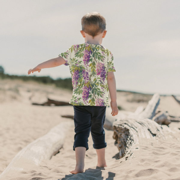 PREORDER Due August 2025 Wisteria Flower Jersey Fabric £16.50pm - Image 4