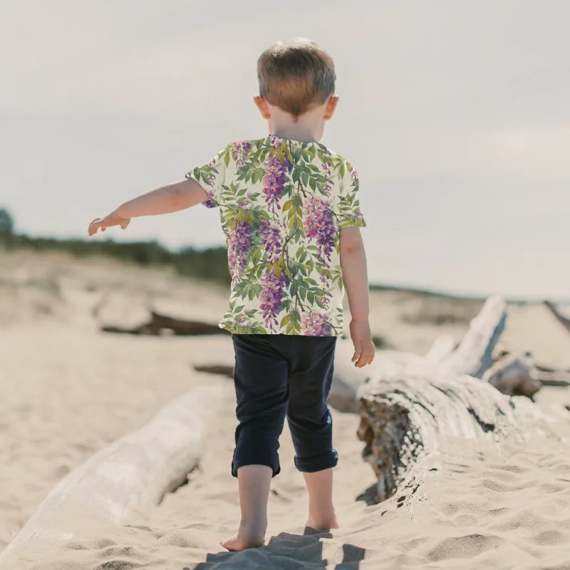 Wisteria Flower Jersey Fabric £16.50pm - Image 4