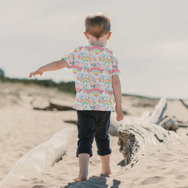 PREORDER Due August 2025 Pastel Rainbow Jersey Fabric £16.50pm - Image 4