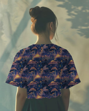 PREORDER Due August 2025 Magic Mushroom Fairy Jersey Fabric £16.50pm