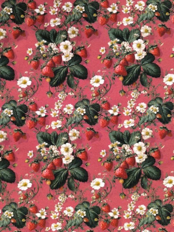 Pink Strawberry Jersey Fabric £16.50pm - Image 6