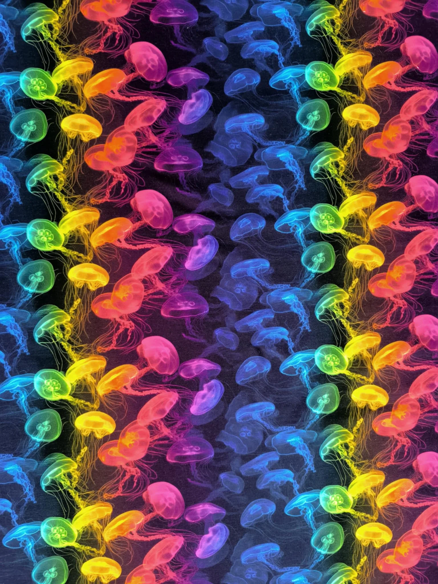 Neon Jellyfish French Terry Fabric £18pm 8 Neon Jellyfish French Terry Fabric £18pm - Image 5