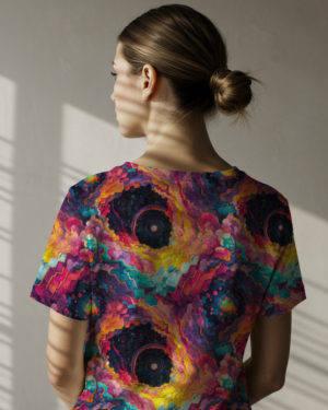 PREORDER Due September 2025 Black Hole Space Jersey Fabric £16.50pm