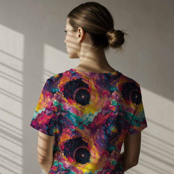 PREORDER Due September 2025 Black Hole Space Jersey Fabric £16.50pm - Image 2