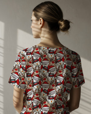 PREORDER Due September 2025 Christmas Cartoon French Terry Fabric £18pm