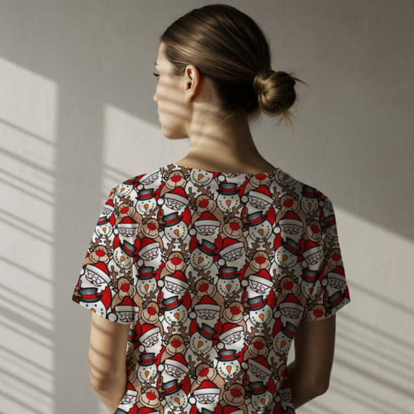 PREORDER Due September 2025 Christmas Cartoon French Terry Fabric £18pm - Image 2