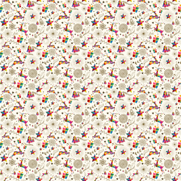 PREORDER Due September 2025 Christmas Reindeer French Terry Fabric £18pm - Image 3