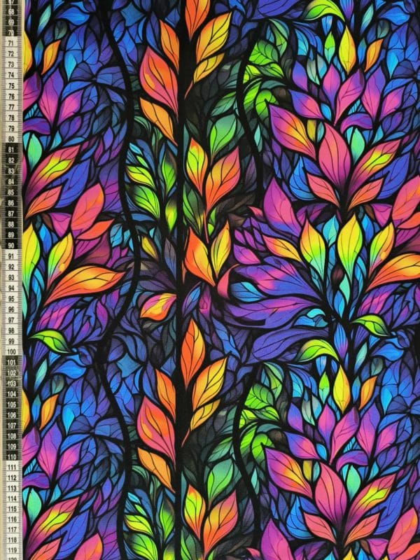 Rainbow Petals Jersey Fabric £16.50pm - Image 2