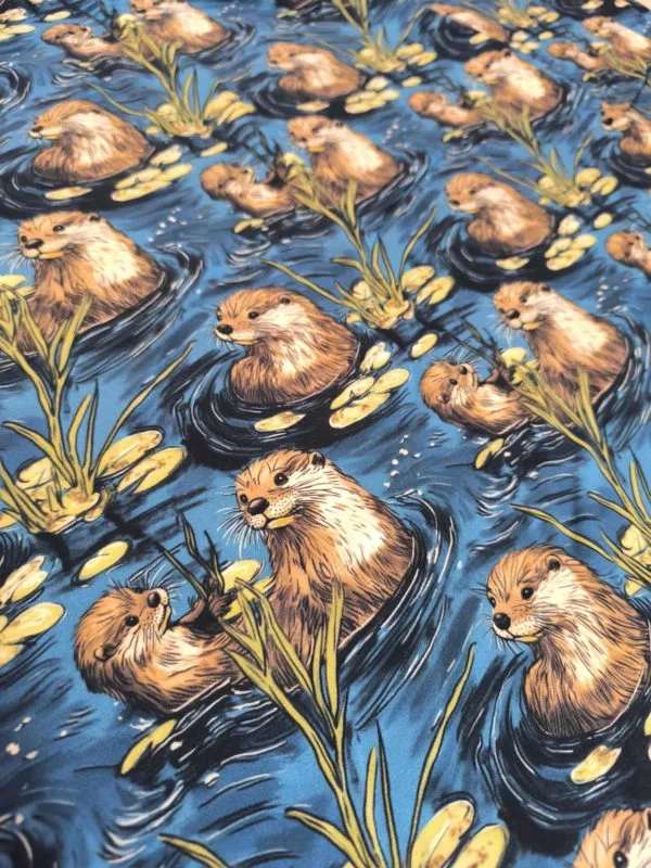 Otterly Adorable Jersey Fabric £16.50pm - Image 3