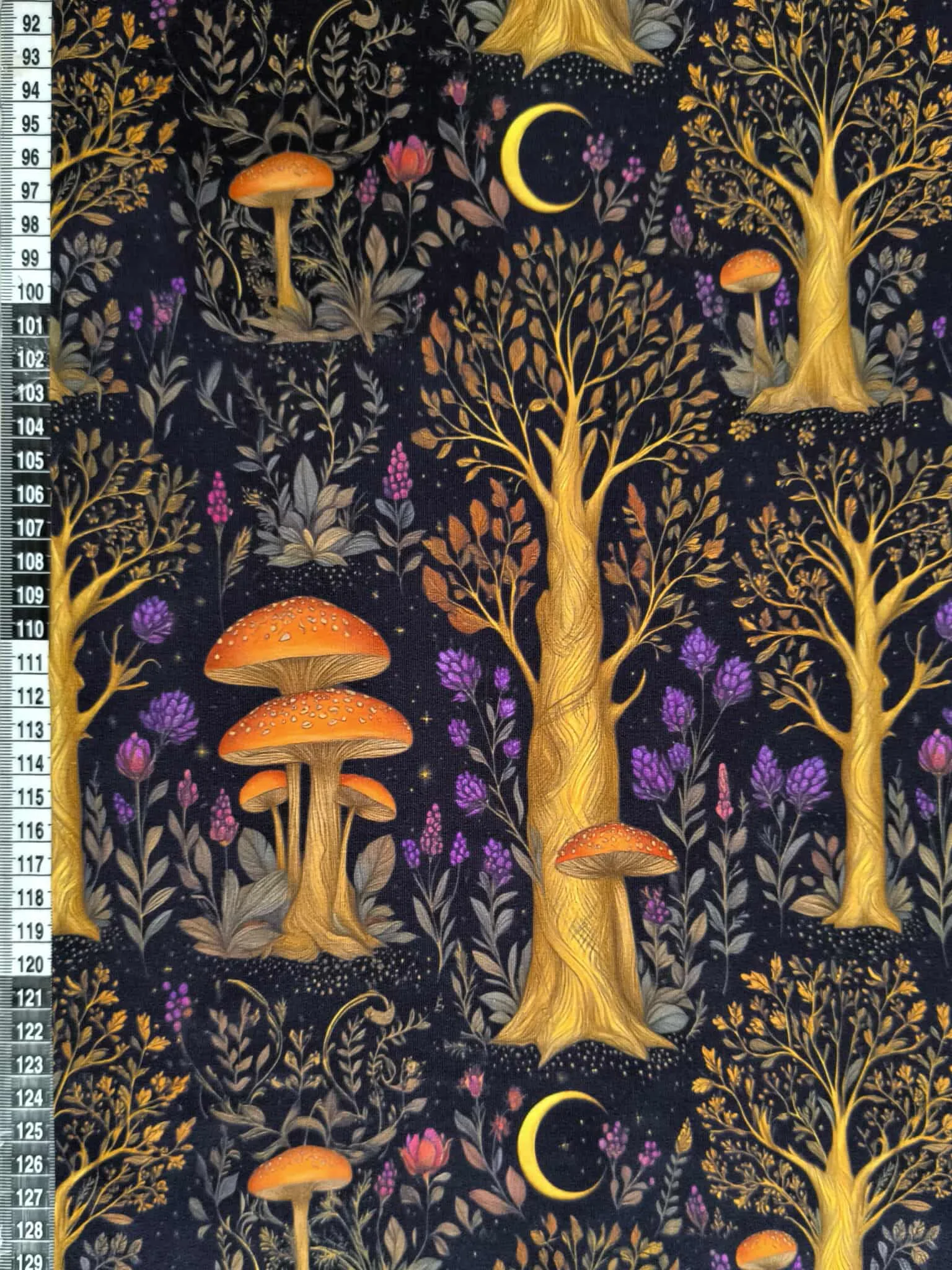 Gold Forest French Terry Fabric £18pm 5 Gold Forest French Terry Fabric £18pm - Image 2