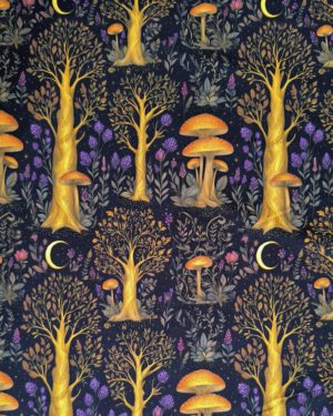 Gold Forest French Terry Fabric £18pm