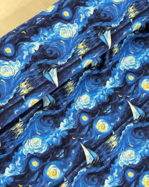 Starry Sails Jersey Fabric £16.50pm