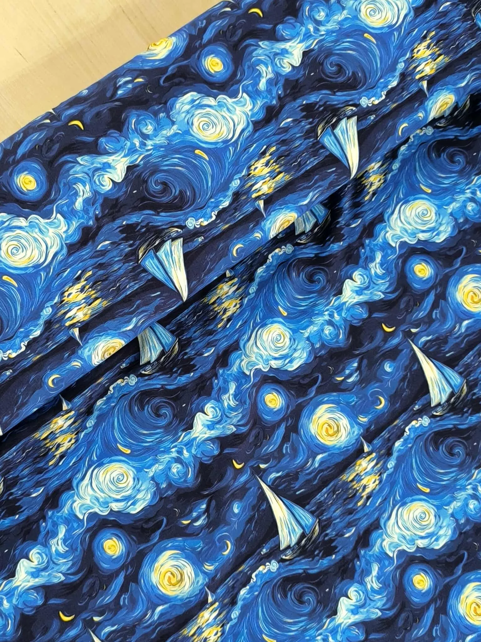 Retro Flowers Jersey Fabric £16.50pm 3