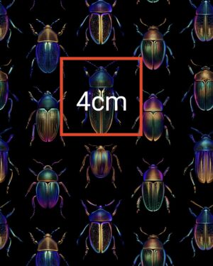 PREORDER Due Nov 2026 Iridescent Beetle French Terry Fabric