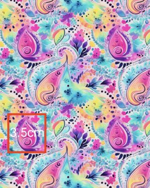 PREORDER Due Nov 2026 Pastel Paisley Jersey Fabric