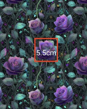 PREORDER Due Nov 2026 Purple Rose French Terry Fabric