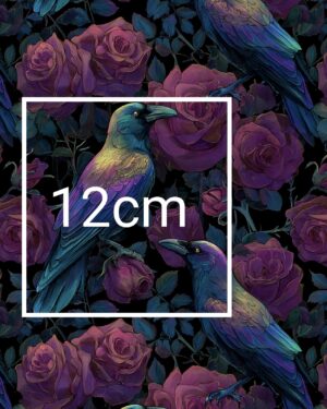 PREORDER Due Nov 2026 Iridescent Raven Jersey Fabric