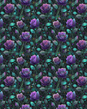 PREORDER Due Nov 2026 Purple Rose French Terry Fabric