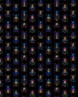 PREORDER Due Nov 2026 Iridescent Beetle French Terry Fabric