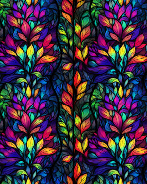 PREORDER Due Nov 2026 Stained Glass Bloom Jersey Fabric